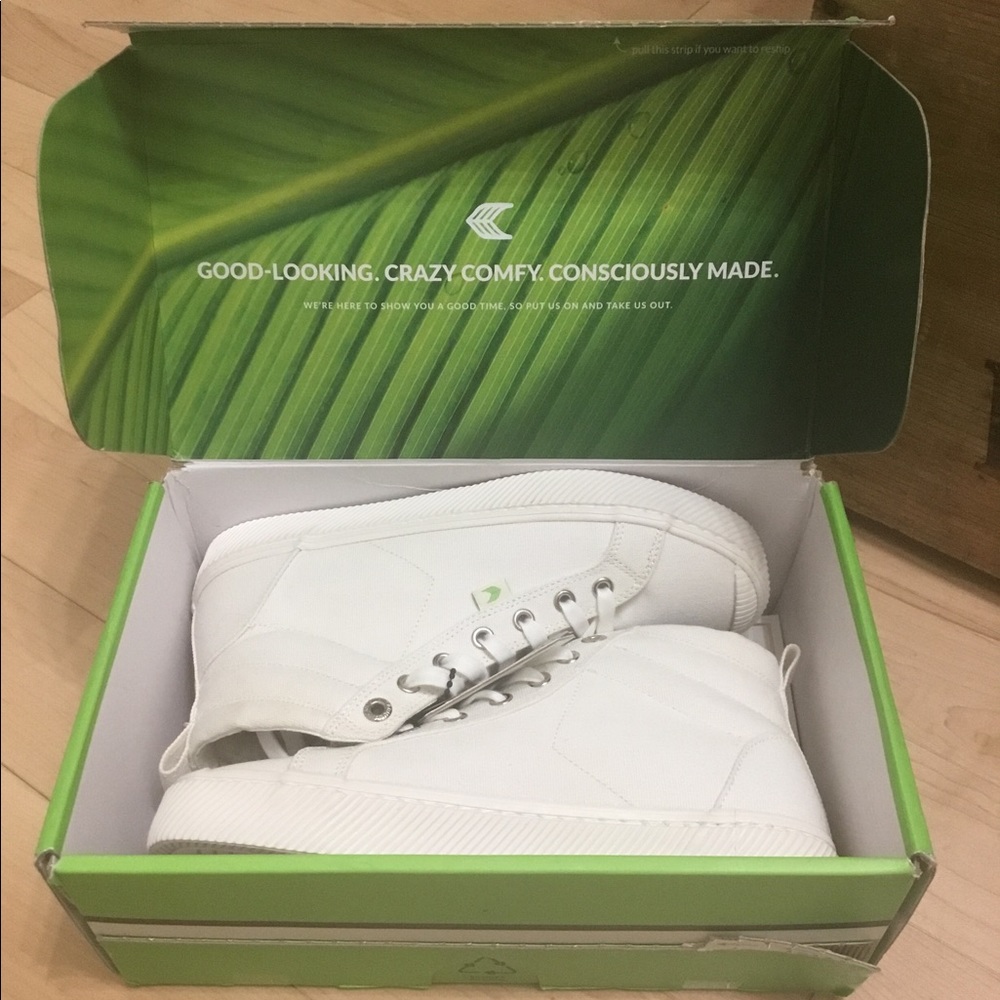 Cariuma white high top sneakers